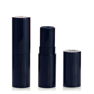 Black color classical cylinder lipstick tube