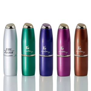 Unique shape colorful aluminum lipstick tube