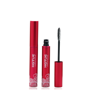 Red aluminum cyclinder mascara tube