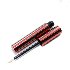 Shiny aluminum lip gloss tube