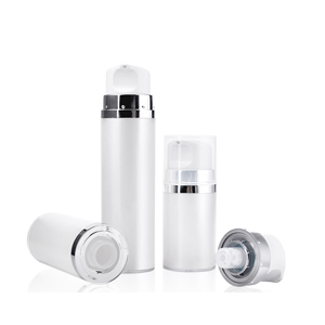 100ml/120ml white color airless lotion bottle