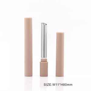 Slim plastic lipstick tube
