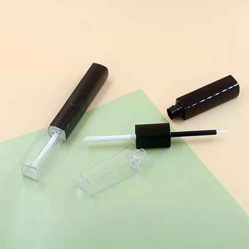 Double end square lip gloss tube