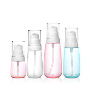 Travel plastic lotion bottle