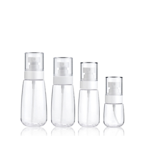 Travel plastic spray bottle